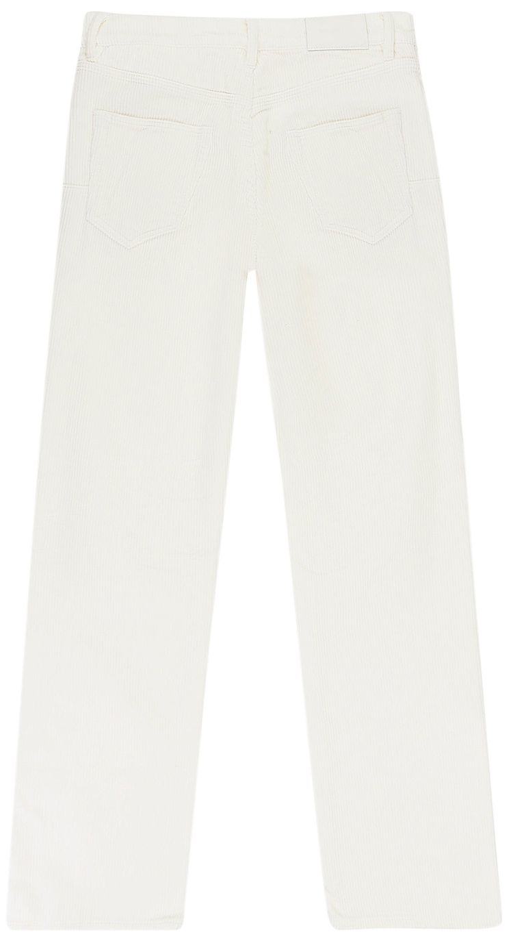 PURPLE BRAND Corduroy Semi Coated Skinny Jeans White