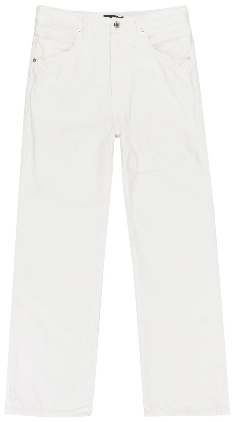 PURPLE BRAND Rinsed Baggy Skinny Jeans White