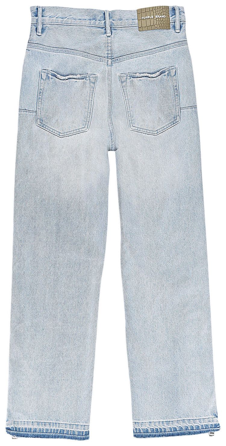 PURPLE BRAND Full Side Zip Skinny Jeans Indigo