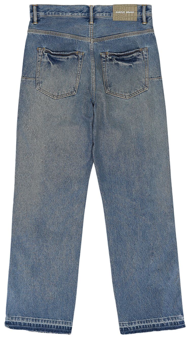 PURPLE BRAND Full Side Zip Skinny Jeans Indigo