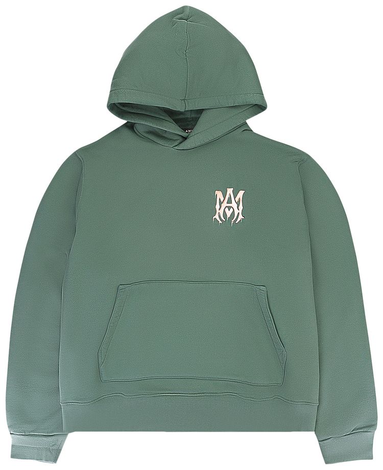 Amiri Watercolor MA Hoodie GreenPeach