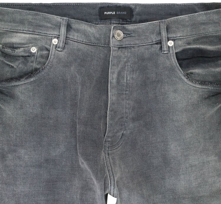 PURPLE BRAND Faded Skinny Jeans Black