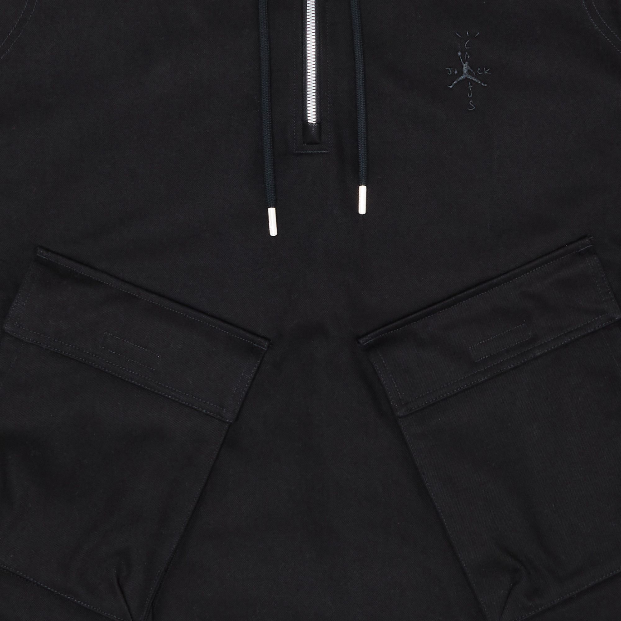 Buy Air Jordan x Travis Scott 1/2-Zip Jacket 'Black Buy Air Jordan x Travis Scott 1/2-Zip Jacket 'Black