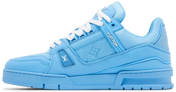 Louis Vuitton Trainer Embossed Monogram   Blue