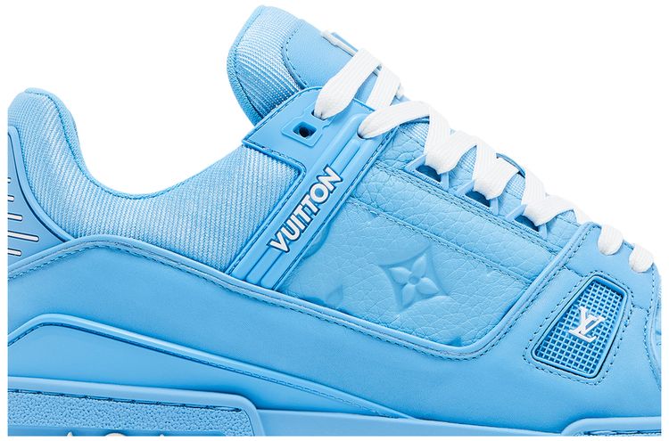 Louis Vuitton Trainer Embossed Monogram   Blue
