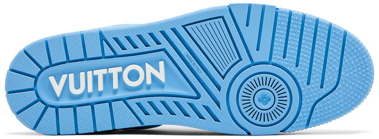 Louis Vuitton Trainer Embossed Monogram   Blue