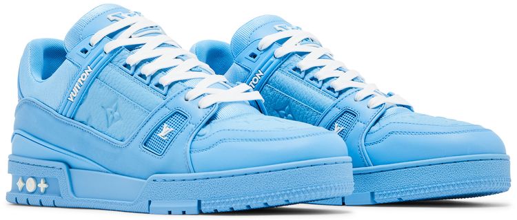 Louis Vuitton Trainer Embossed Monogram   Blue