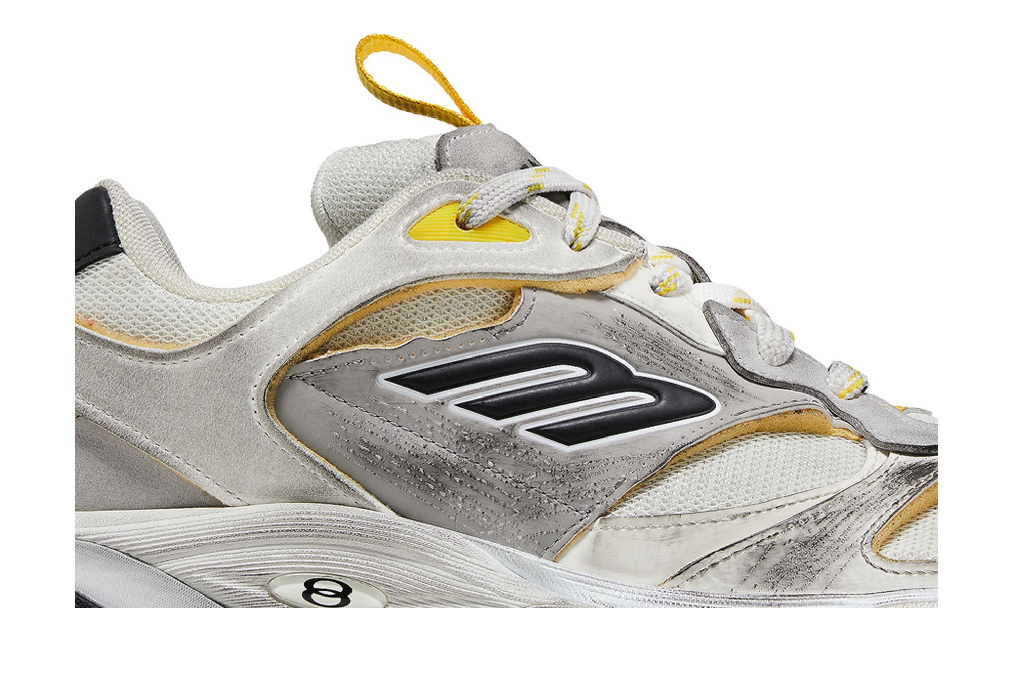 Size 11.0 Balenciaga Cargo Sneaker 'Worn-Out - Grey Yellow'