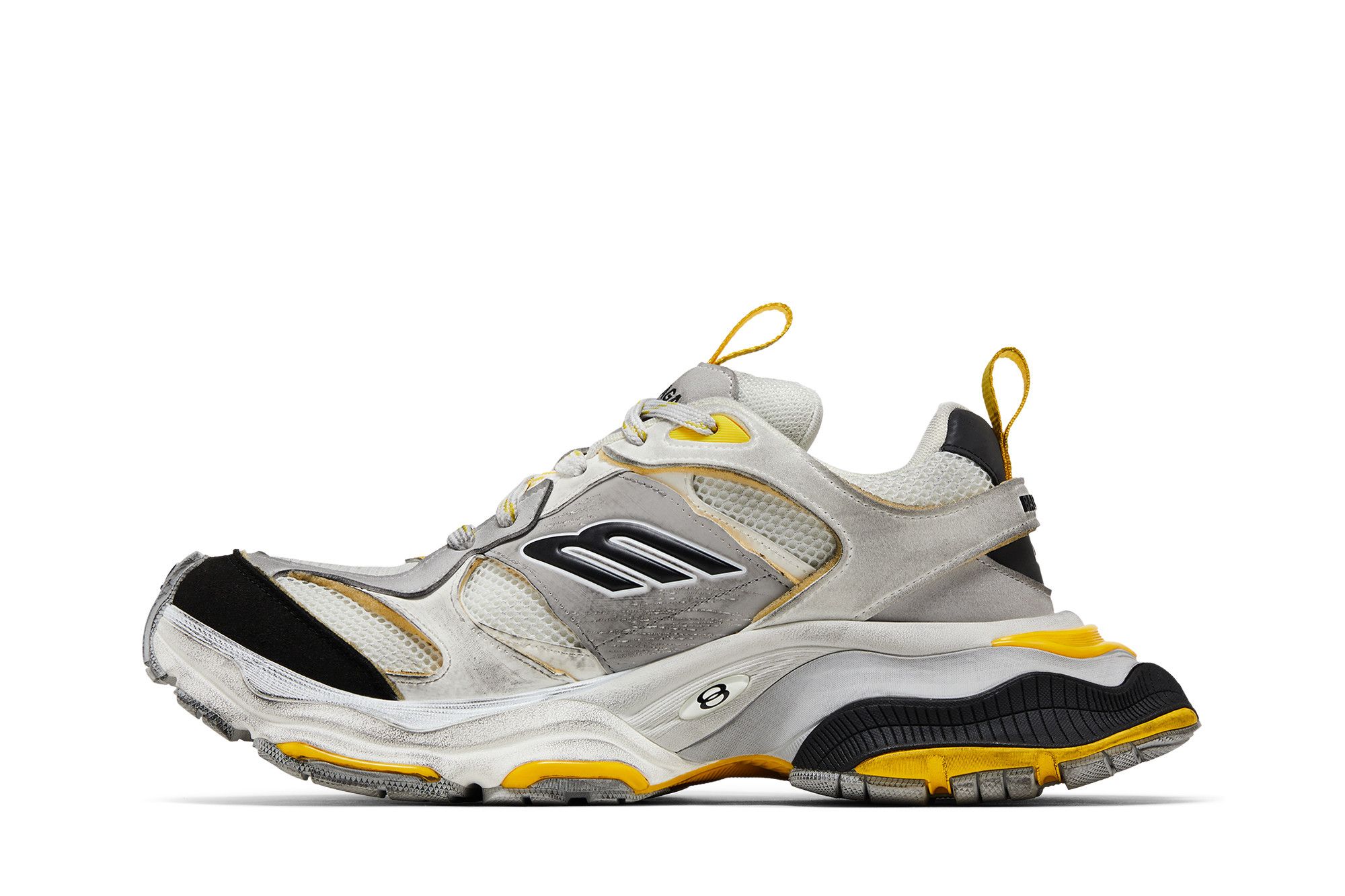 BALENCIAGA CARGO Sneakers グレー/イエロー 27cm Balenciaga Cargo Sneaker Grey Black Yellow Men's