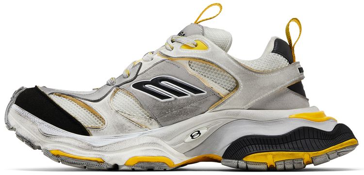 Balenciaga Cargo Sneaker Worn Out   Grey Yellow