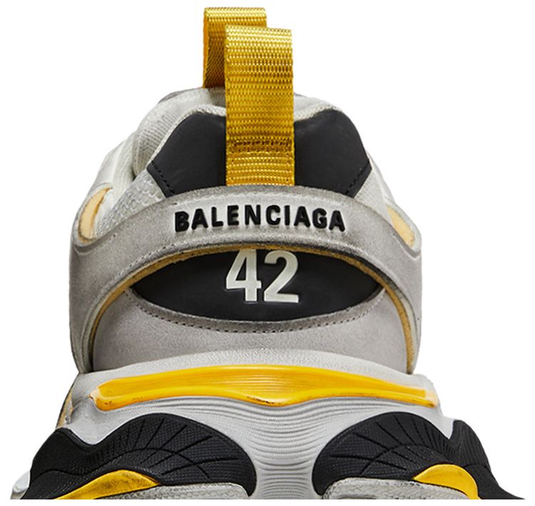 Balenciaga Cargo Sneaker Worn Out   Grey Yellow