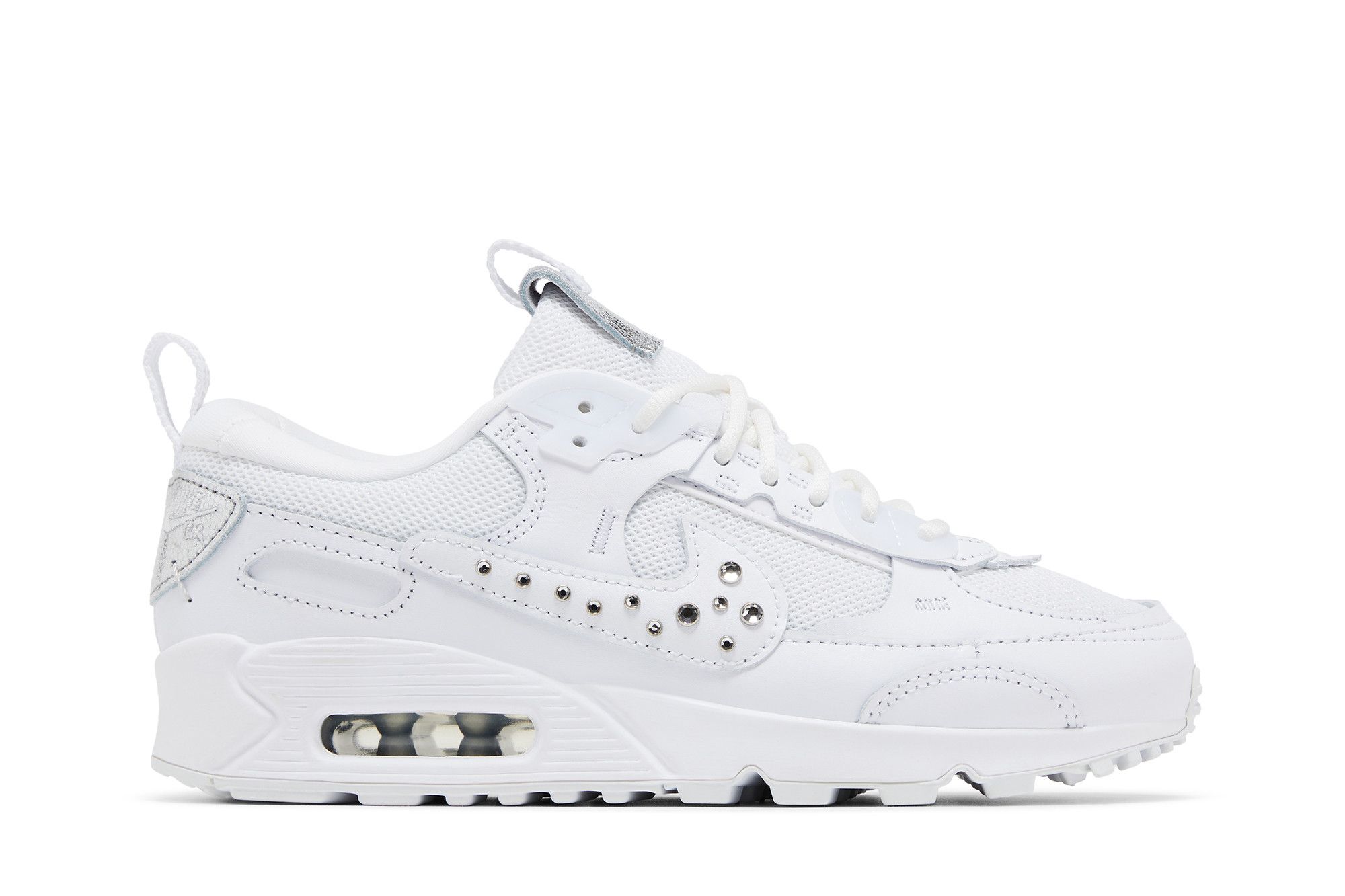 Buy Wmns Air Max 90 Futura 'Studded Swoosh' - FQ8888 100 | GOAT