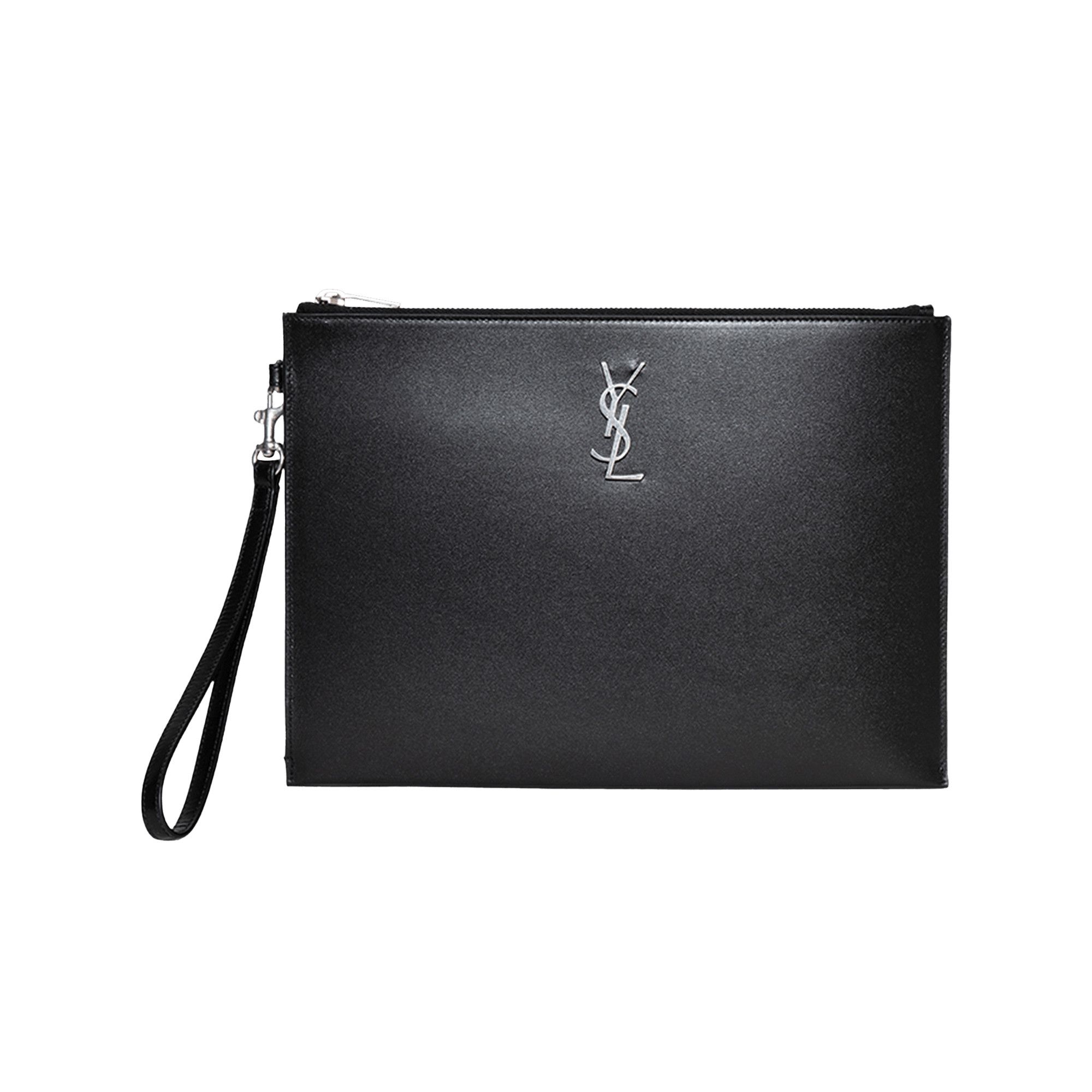 Saint Laurent iPadケース Saint Laurent - Jolie Black Quilted Leather iPad Case