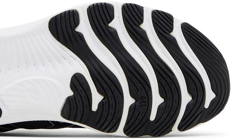 Asics Gel Nimbus 24 2E Wide Black White