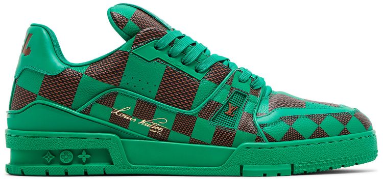 Louis Vuitton Trainer Damier Pop   Green