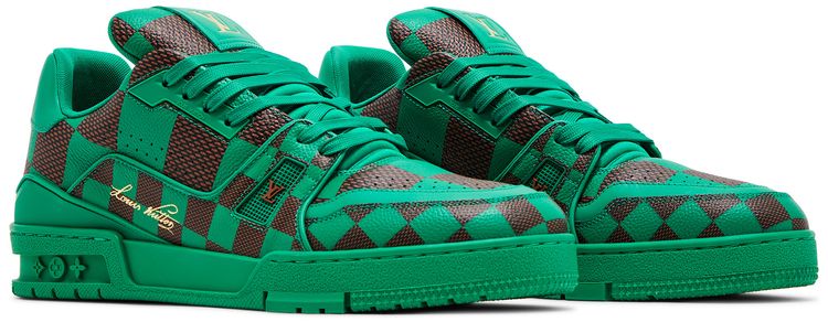 Louis Vuitton Trainer Damier Pop   Green