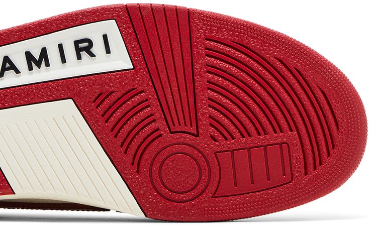 Amiri Skel Top Low Red White