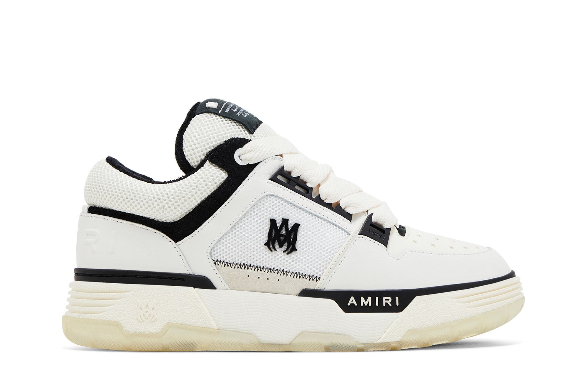 スニーカー AMIRI SS25 MA-1 (AMFOSR1048 111) AMIRI MA-1 White Black Men's - PF23MFS010-111/SS23MFS012-111