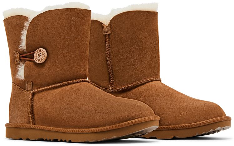 UGG Bailey Button 2 Boot Kids Chestnut