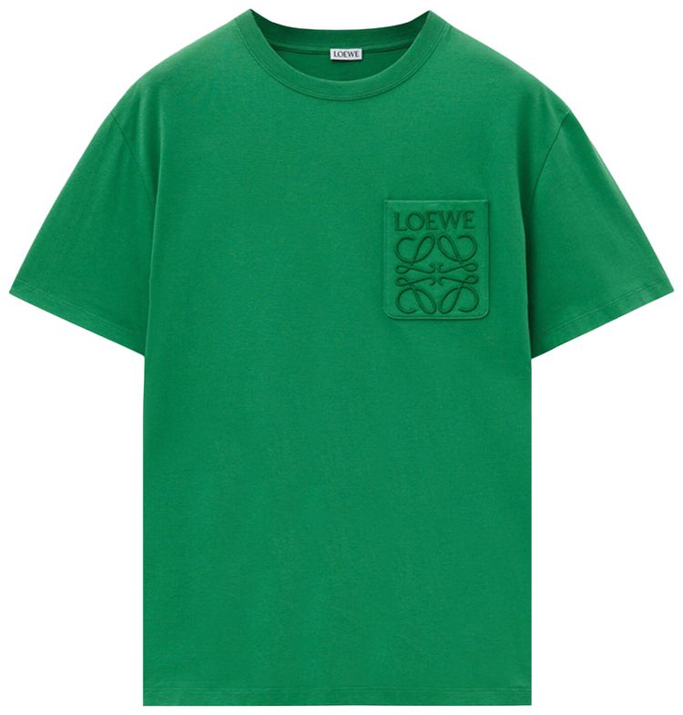 Loewe Relaxed Fit T Shirt Tennis Green