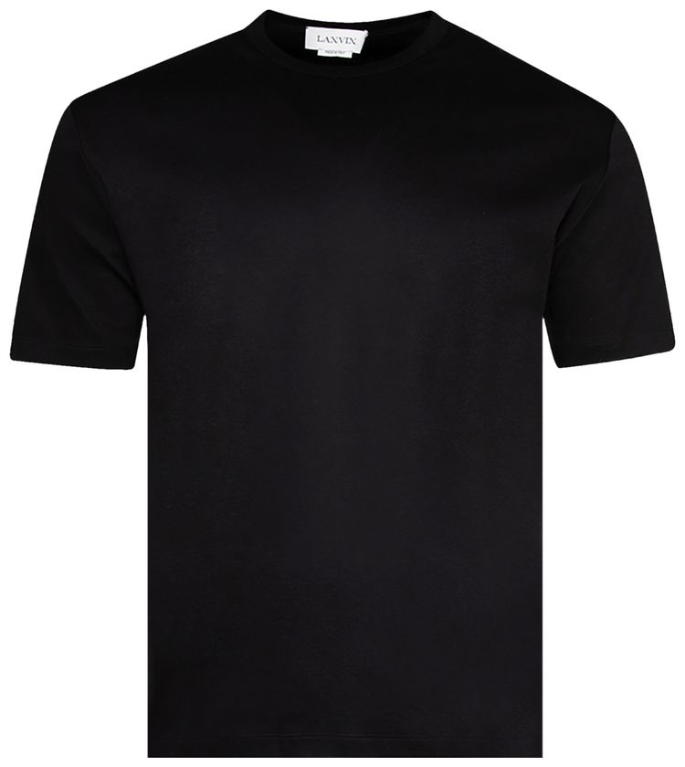 Lanvin Essential T Shirt Black
