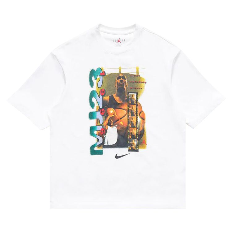Air Jordan Short Sleeve T Shirt WhiteBlack
