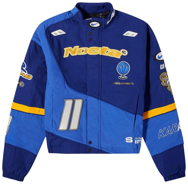 Nike x NOCTA LArt Racing Jacket Asia Sizing Deep Royal BlueRacer BluePhantom