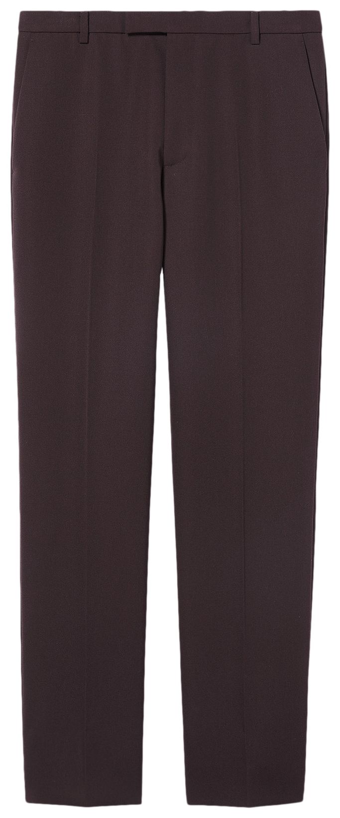 Gucci Embroidered Wool Pant Dark Bordeaux