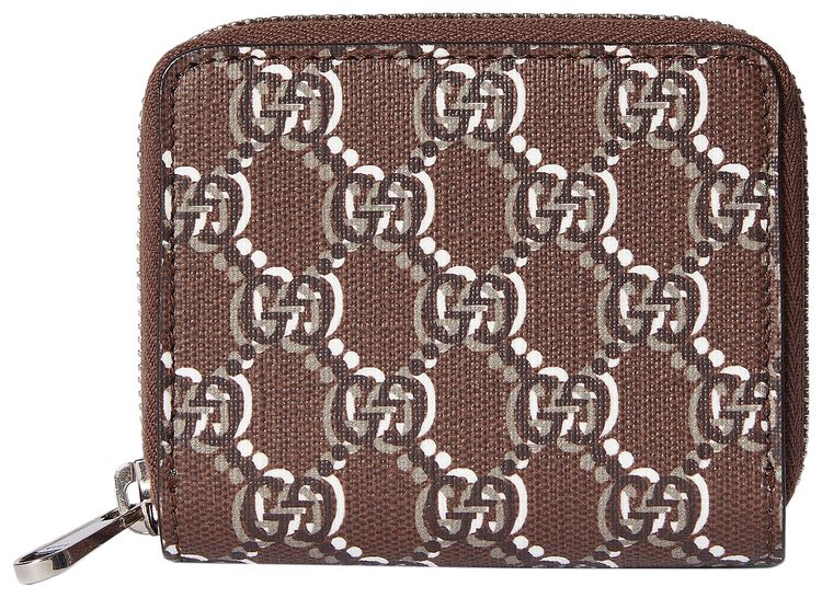 Gucci Zip Around Wallet Brown