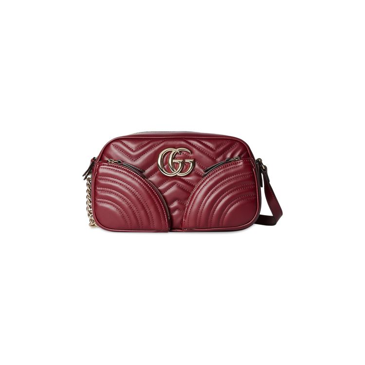 Gucci Marmont Small Shoulder Bag Rosso Ancora