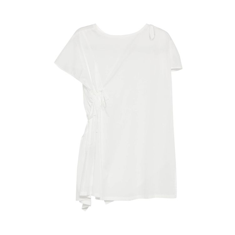 Ys Ka Shirring Pullover White