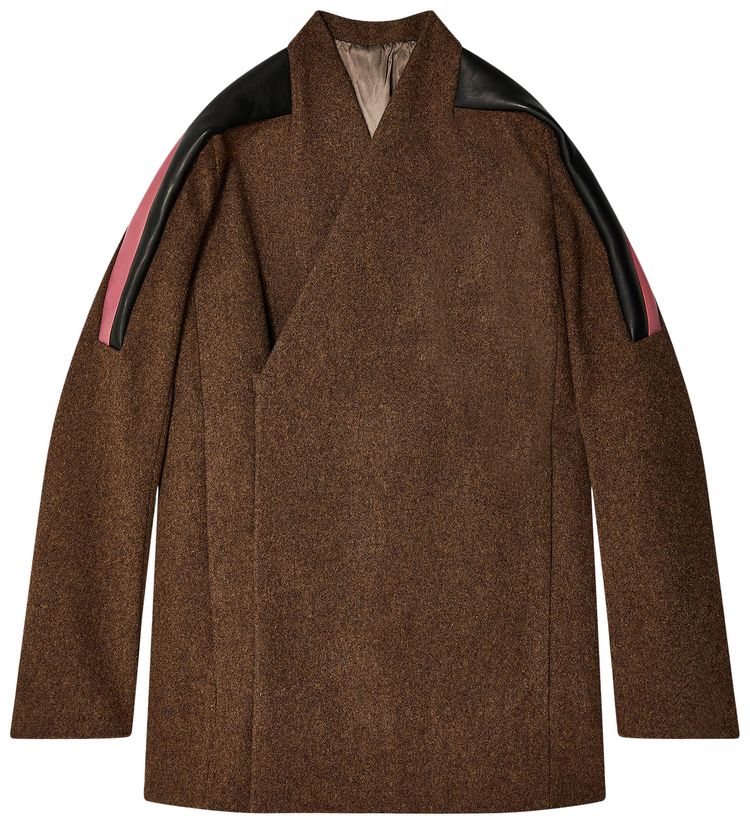 Rick Owens Officer Jacket BrownBlackThulian