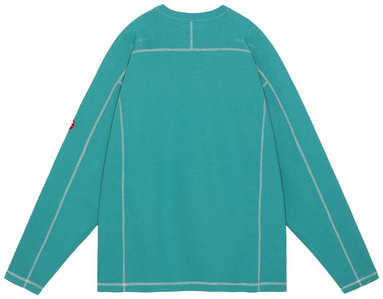Cav Empt Crewneck Double Knit Long Sleeve Green