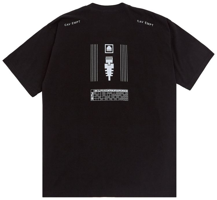Cav Empt 12C Plugg Big T Shirt Black