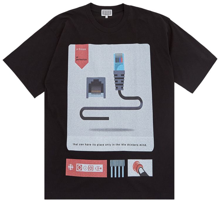 Cav Empt 12C Plugg Big T Shirt Black
