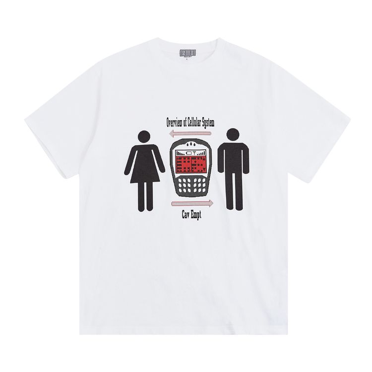 Cav Empt Cellular System T Shirt White
