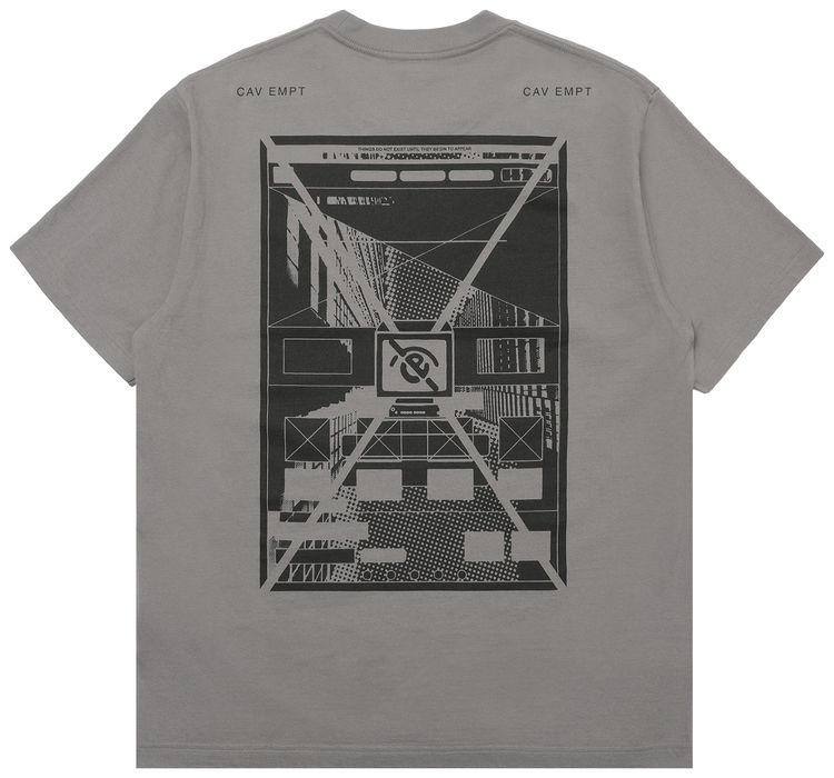Cav Empt MD Content Corrected T Shirt Charcoal