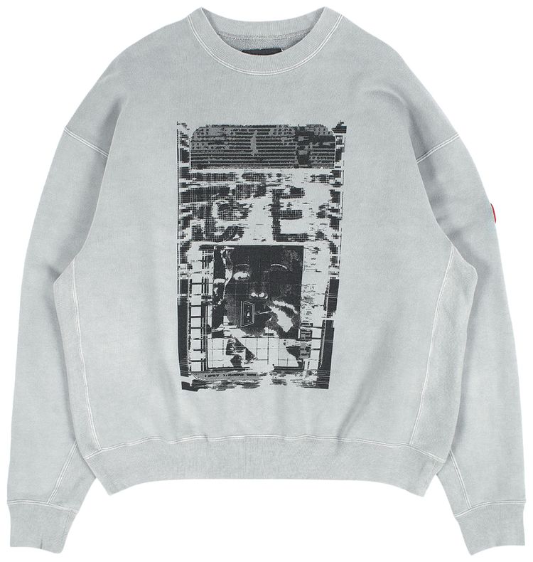 Cav Empt Overdye All Mod Coms Crewneck Grey