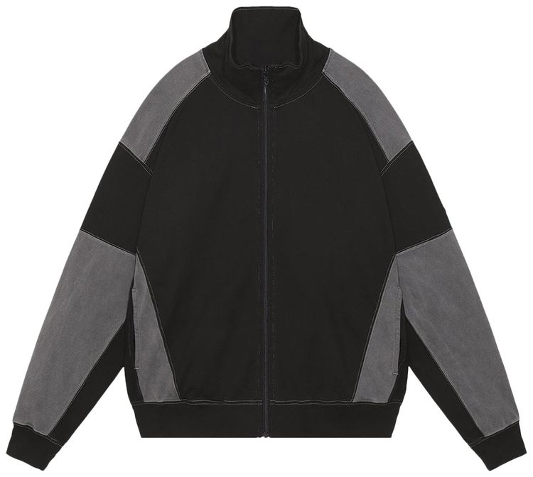 Cav Empt Overdye Paneled Light Zip Jacket Black
