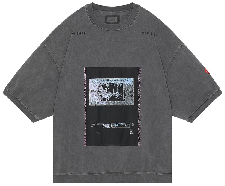 Cav Empt Overdye Frame6 Crewneck Charcoal