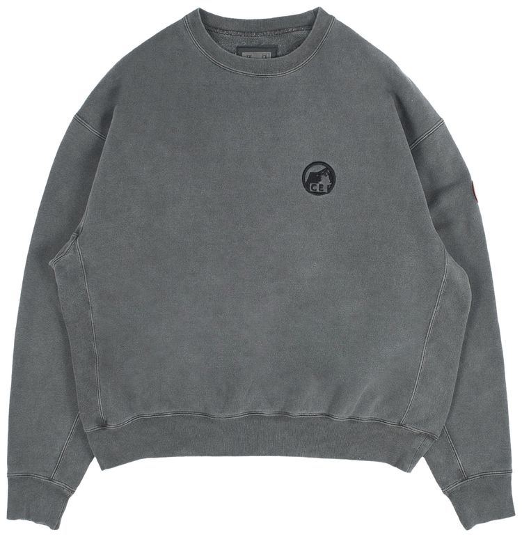 Cav Empt Overdye Pre Cog Crewneck Charcoal