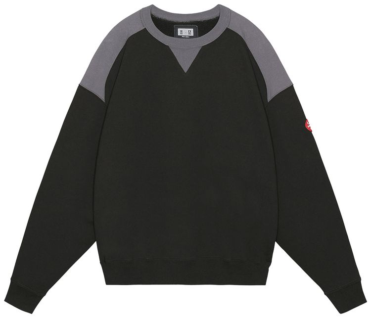 Cav Empt Panel Shoulder Crewneck Black