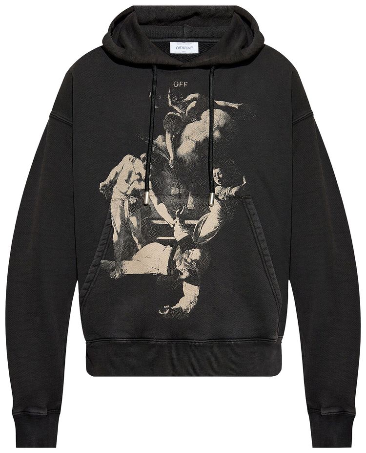 Off White Martyrdom Skate Hoodie Vintage Black