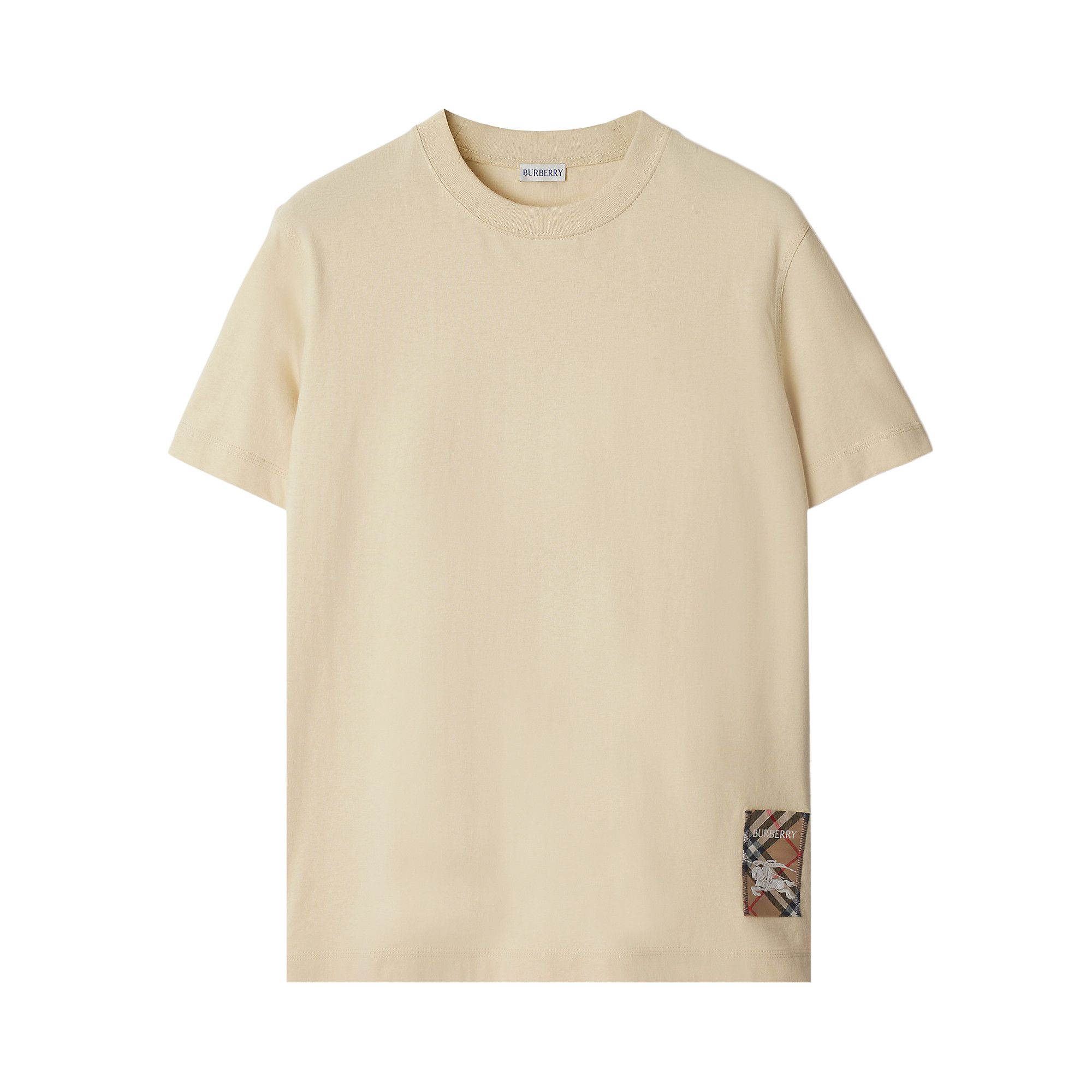 Buy Burberry Check Label T-Shirt 'Nutmeg' - 8103508 | GOAT