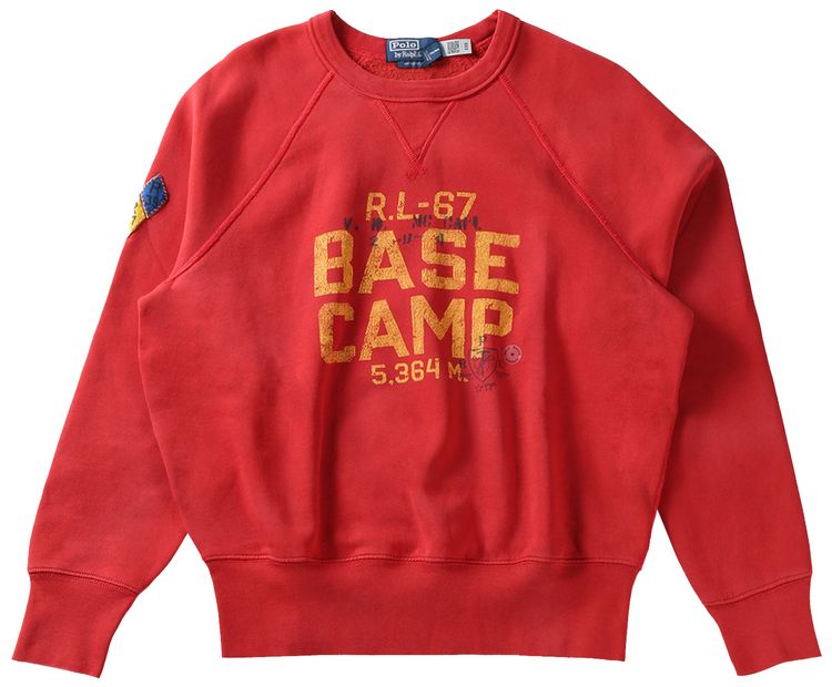 Polo Ralph Lauren Fleece Long Sleeve Sweatshirt Post Red