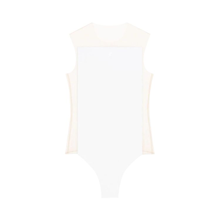 Courreges Illusion Bodysuit Cream