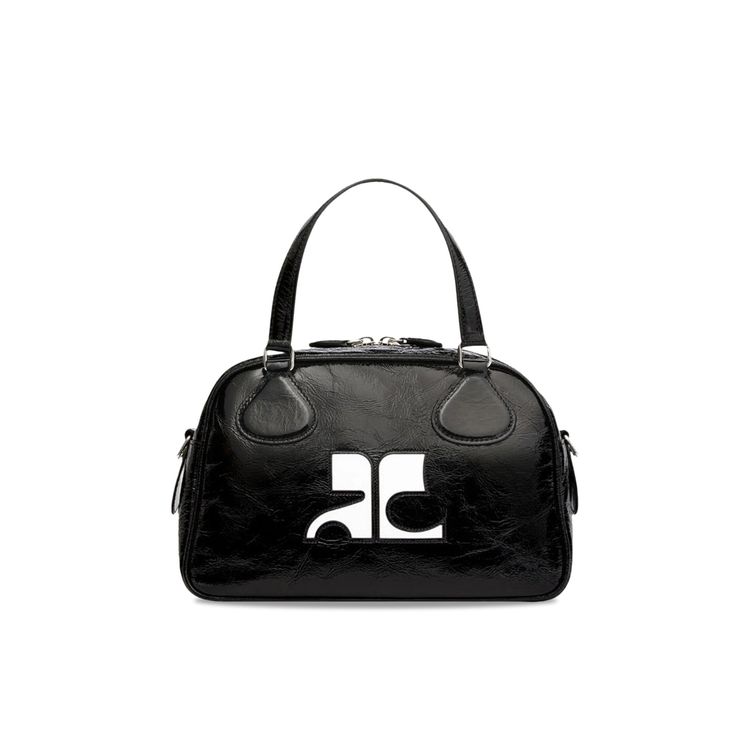 Courreges Reedition Bowling Bag Black