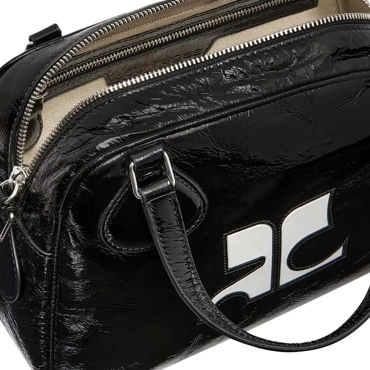 Courreges Reedition Bowling Bag Black