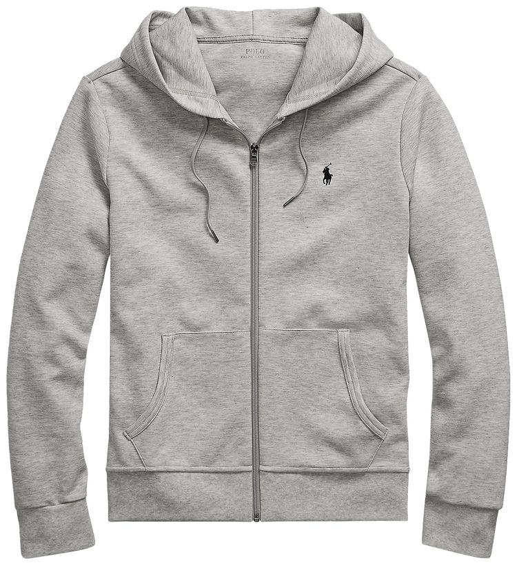 Polo Ralph Lauren Long Sleeve Full Zip Hoodie Light Sport Heather