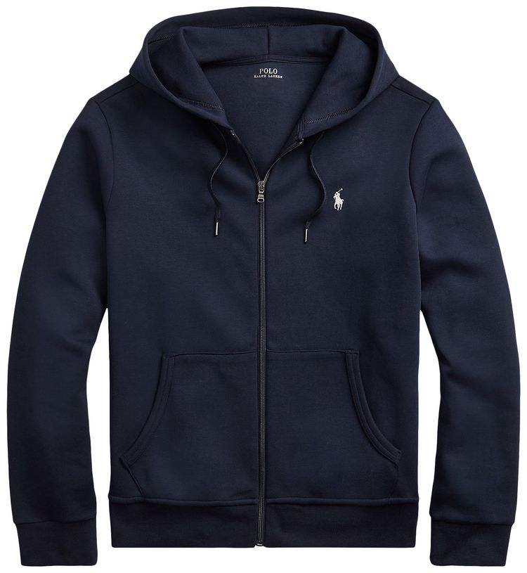 Polo Ralph Lauren Long Sleeve Full Zip Hoodie Aviator Navy